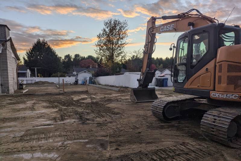 Excavation commercial Trois-Rivières Shawinigan