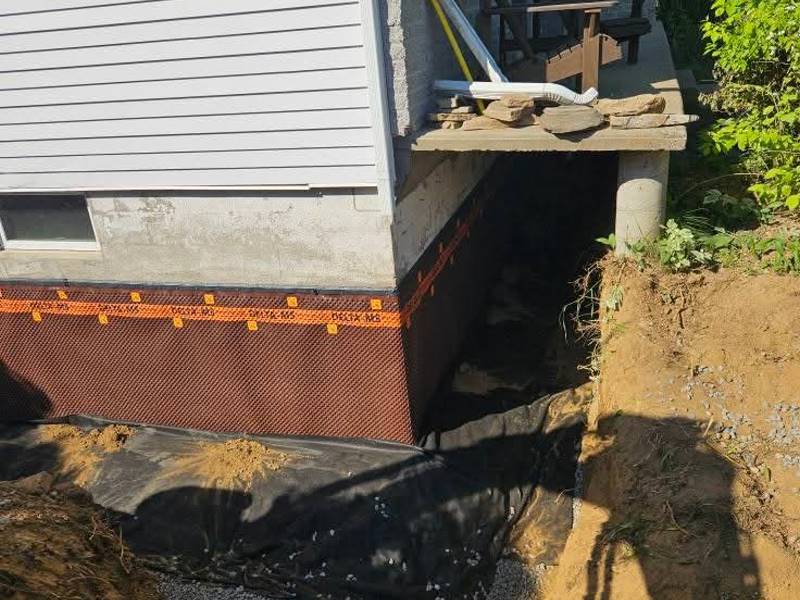 Imperméabilisation fondation Trois-Rivières Shawinigan