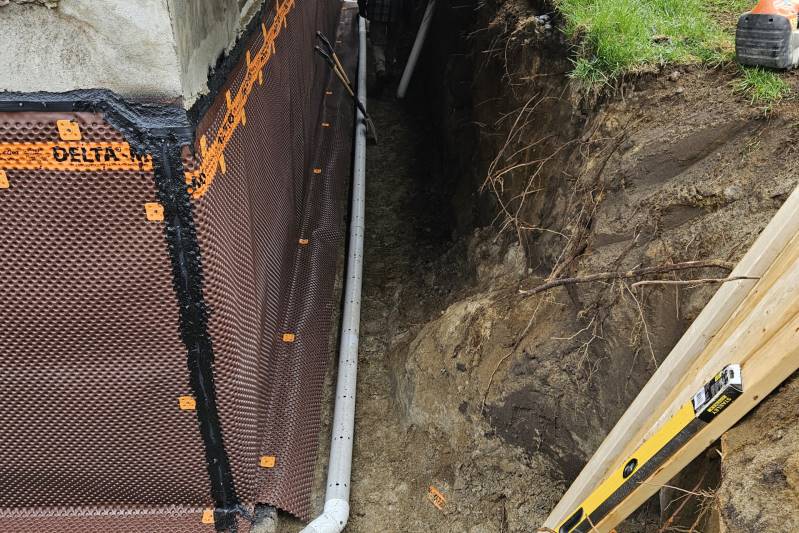 Imperméabilisation fondation Trois-Rivières Shawinigan